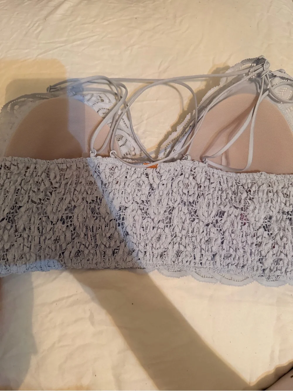 PINK VICTORIAS SECRET Lace Bralette in Light Lavender